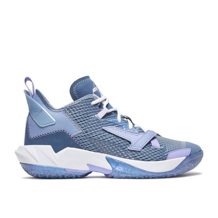 ナイキ エアジョーダン Air Jordan 【 Jordan Why Not Zer0.4 \u0027Kb3\u0027 Men Indigo Fog/Violet Frost/Ocean Fog/Purple Pulse 】 メンズ 藍色・インディゴ 紫・相撲取り草 Purple 紫・パープル