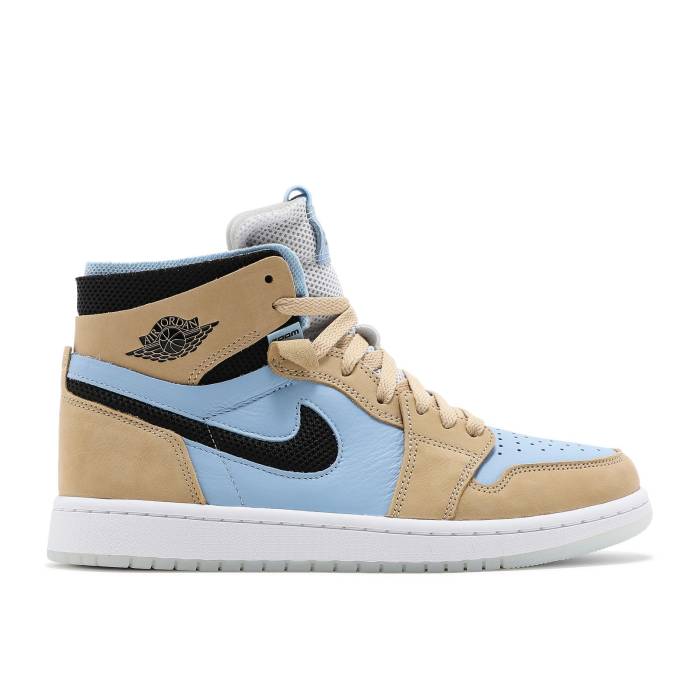 ナイキ エアジョーダン Air Jordan 【 Wmns Jordan 1 High Zoom Comfort High \u0027Psychic Blue Sesame\u0027 Women Psychic Blue/Black/Sesame/White 】 ご機嫌 望遠レンズ 青碧 青碧 レディース 青碧 青碧 黒いこと 黒いこと 白いこと ホワイ