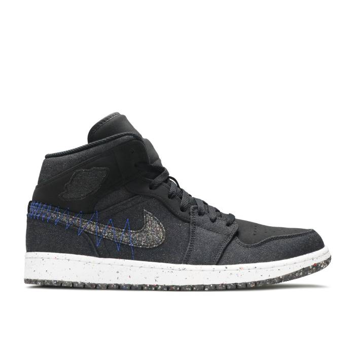 ナイキ　エアジョーダン Air Jordan 【 Jordan 1 Mid 'Crater' Men Black/Racer Blue/White/Multi-Color 】 ミッド メンズ 黒色 ブラック 青色 ブルー 白色 ホワイト