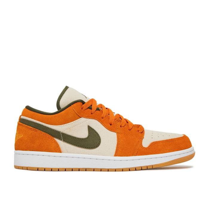 ナイキ エアジョーダン Air Jordan 【 Jordan 1 Low Se Light Curry Men White/Medium Olive/Light Curry 】 メンズ 白色 ホワイト olive オリーブ カリー