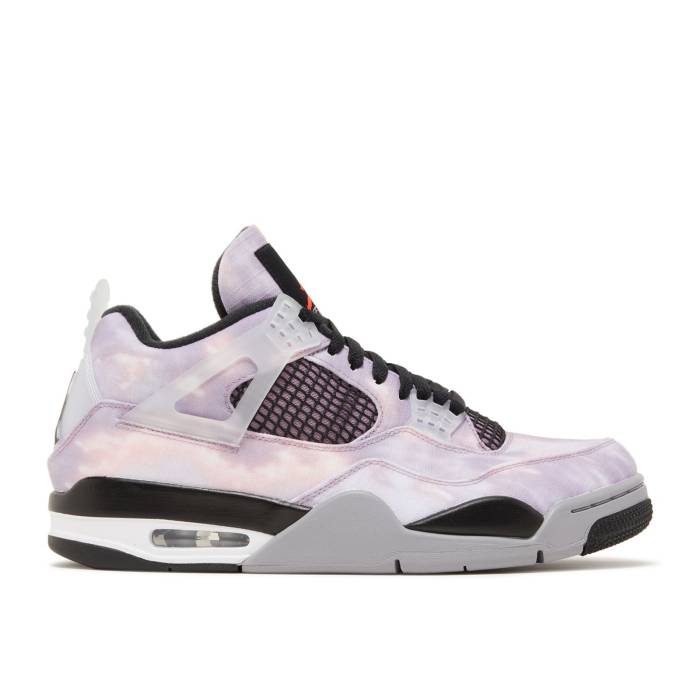 ナイキ エアジョーダン Air Jordan 【 Jordan 4 Retro Zen Master Men Amethyst Wave/Bright Crimson/Black/Cement Grey 】 レトロ メンズ Wave ウェーブ・ウェイブ クリムゾン 黒色 ブラック 灰色・シメント 灰色 グ