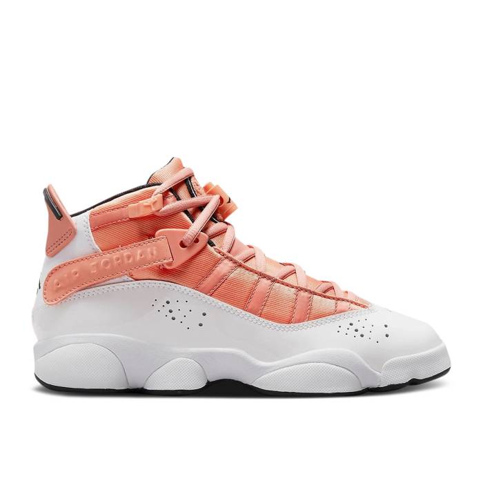ナイキ エアジョーダン Air Jordan 【 Jordan 6 Rings ガウス \u0027Light Madder Root\u0027 Youth Light Madder Brown/Black/White 】 輪っか 御坊っちゃん キッズ 赤銅色 赤銅色 黒いこと 黒いこと 白いこと 白いこと
