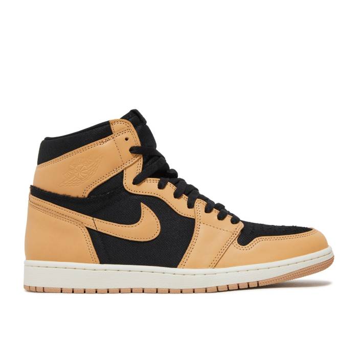 ナイキ エアジョーダン Air Jordan 【 Jordan 1 Retro High Og \u0027Heirloom\u0027 Men Vachetta Tan/Black/Sail 】 レトロ 御機嫌 メンズ 黒いこと 黒いこと