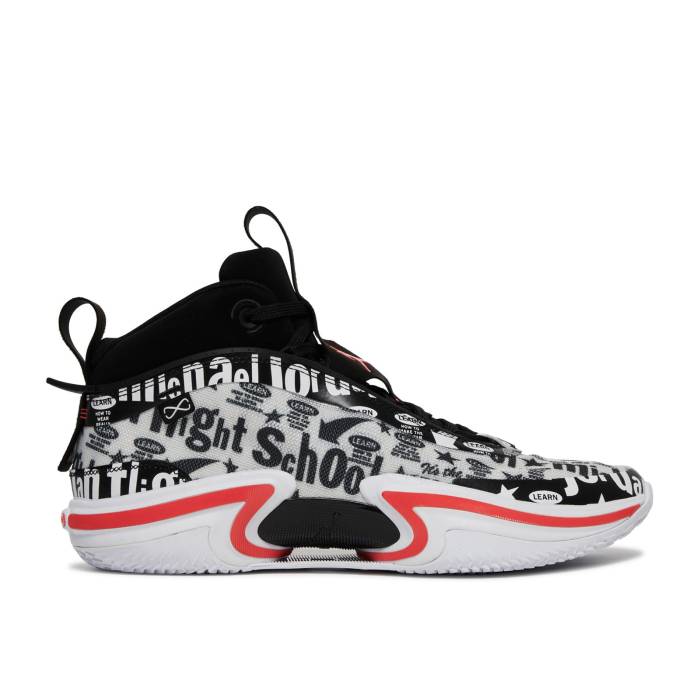 ナイキ エアジョーダン Air Jordan 【 Jordan 36 Pf \u0027Flight School\u0027 Men Black/White/Infrared 23 】 メンズ 黒いこと 黒いこと 白いこと 白いこと