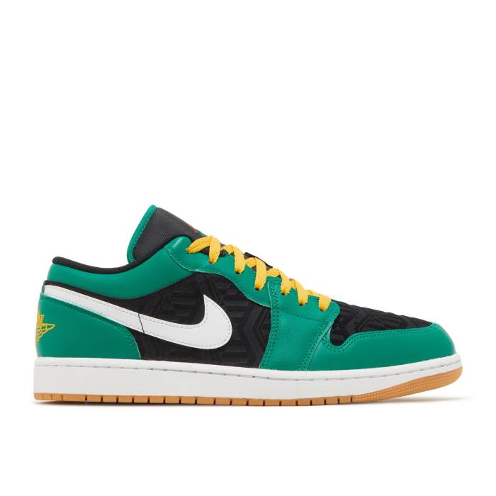 ナイキ エアジョーダン Air Jordan 【 Jordan 1 Low Se \u0027Christmas\u0027 Men Malachite/Black/Taxi/Fire Red 】 メンズ 黒いこと 黒いこと 火の手 Red 赤・赤いこと
