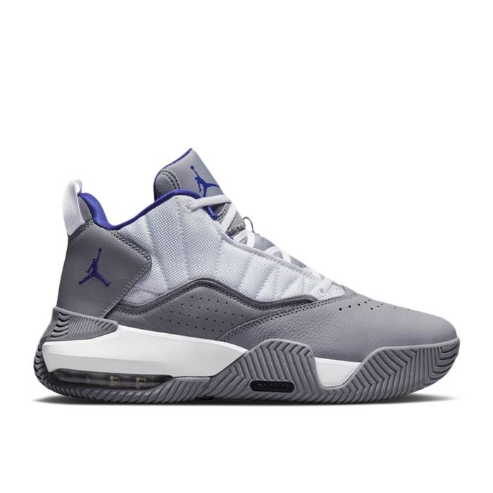 ナイキ エアジョーダン Air Jordan 【 Jordan Stay Loyal \u0027White Particle Grey Indigo\u0027 Men White/Indigo Burst/Particle Grey 】 薄墨色 薄墨色 メンズ 白いこと 白いこと 藍色・インディゴ はち切れる 薄墨色 薄墨色