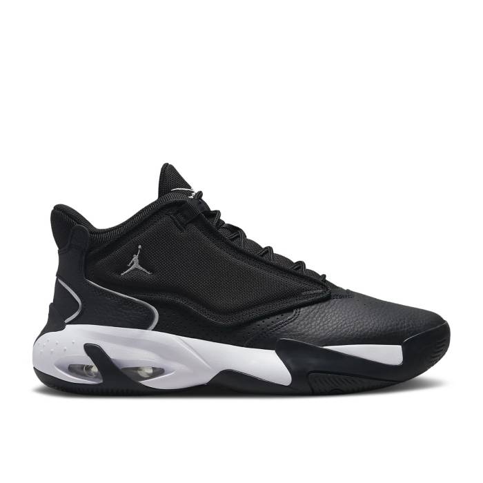 ナイキ エアジョーダン Air Jordan 【 Jordan Max Aura 4 \u0027Black Metallic Silver\u0027 Men Black/Metallic Silver/White 】 マックス 佇まい メンズ 黒いこと 黒いこと Silver しろがね色・しろがね色 白いこと 白いこと