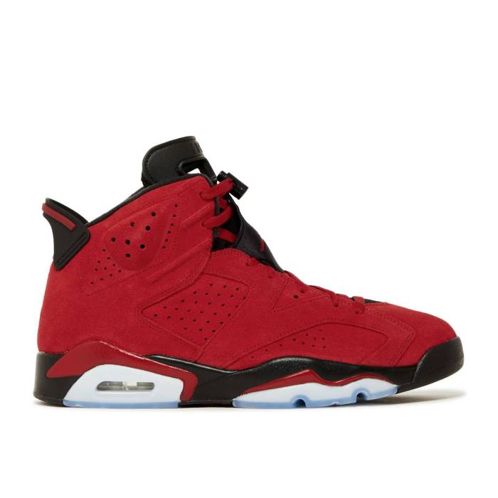 ナイキ　エアジョーダン Air Jordan 【 Jordan 6 Retro \'Toro Bravo\' Men Varsity Red/Black 】 レトロ メンズ Red 赤・レッド 黒色 ブラック