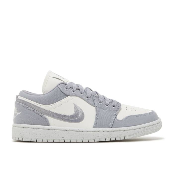ナイキ エアジョーダン Air Jordan 【 Wmns Jordan 1 Low Se \u0027Light Steel Grey\u0027 Women Light Steel Grey/White/Sail 】 Steel スチール写真 レディース Steel スチール写真 薄墨色 薄墨色 白いこと 白いこと