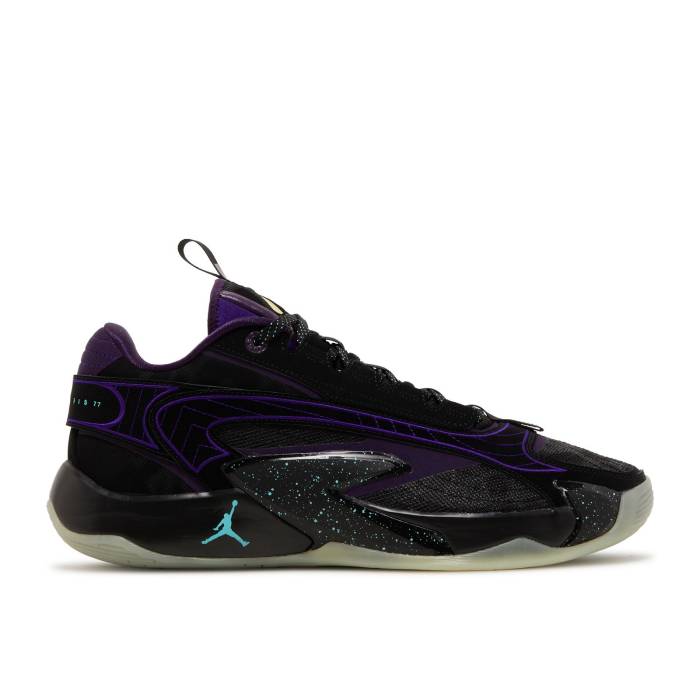 ナイキ エアジョーダン Air Jordan 【 Jordan Luka 2 \u0027Luk.ai\u0027 Men Black/Glow/Grand Purple/Aurora Green/Pink Blast 】 メンズ 黒いこと 黒いこと 競技場 Purple 紫・パープル green 緑・緑であること pink サクラ色 ブラジャー同盟罷業