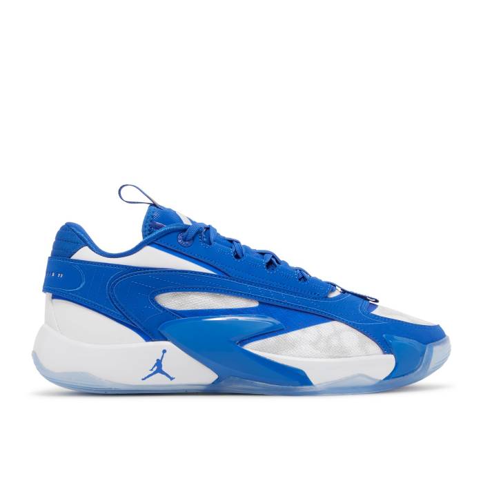 ナイキ エアジョーダン Air Jordan 【 Jordan Luka 2 Tb \u0027Game Royal\u0027 Men White/Game Royal/Pure Platinum 】 メンズ 白いこと 白いこと Game 競り合い 純然たる Platinum プラチナム