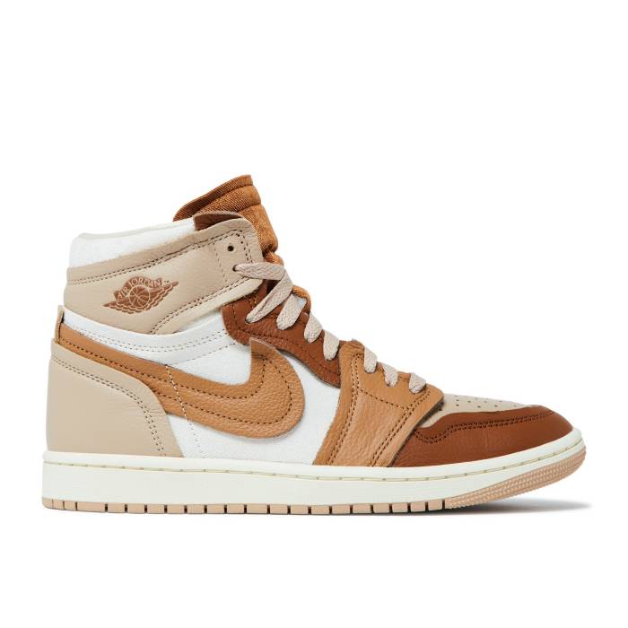 ナイキ エアジョーダン Air Jordan 【 Wmns Jordan 1 High Method Of Make \u0027Legend Medium Brown\u0027 Women Legend Medium Brown/Legend Dark Brown/Legend Coffee/Legend Light Brown/Muslin 】 ご機嫌 レディース Legend 昔ばなし 赤銅色 ブラウ