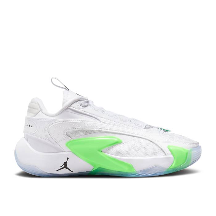 ナイキ エアジョーダン Air Jordan 【 Jordan Luka 2 ガウス \u0027Trick Shot\u0027 Youth White/Black/Green Strike 】 御坊っちゃん キッズ 白いこと 白いこと 黒いこと 黒いこと green 緑・緑であること ストライク