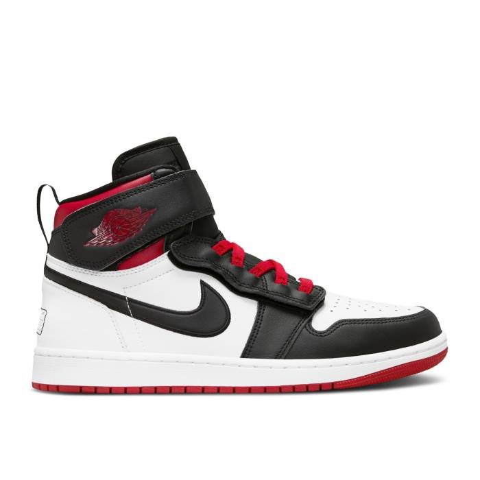 ナイキ　エアジョーダン Air Jordan 【 Jordan 1 High Flyease 'Gym Red Black Toe' Men White/Black/Gym Red/White 】 ハイ Red 赤・レッド 黒色 ブラック メンズ 白色 ホワイト 黒色 ブラック Red 赤・レッド｜スニケス