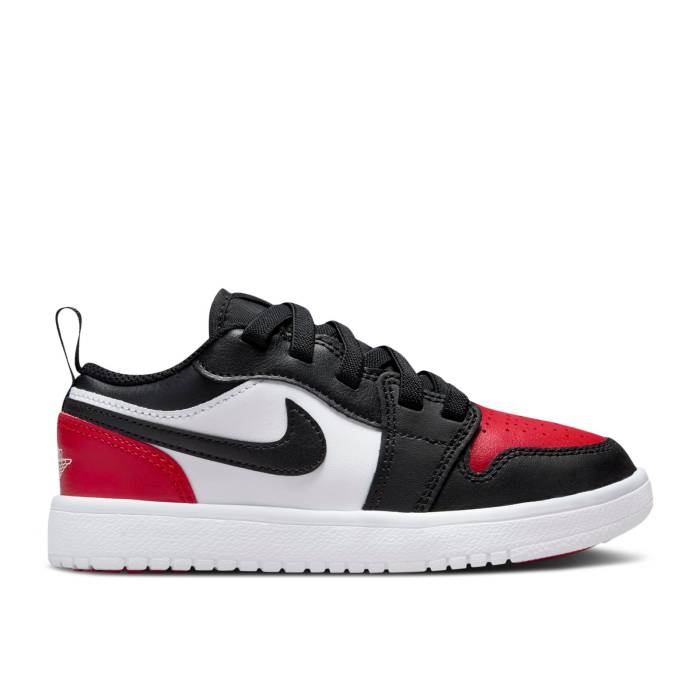 ナイキ エアジョーダン Air Jordan 【 Jordan 1 Low Alt Ps \u0027Bred Toe 2.0\u0027 Youth White/Varsity Red/White/Black 】 御坊っちゃん キッズ 白いこと 白いこと Red 赤・赤いこと 黒いこと 黒いこと キッズファッション-キッズ・ベビー・マタニティ-靴