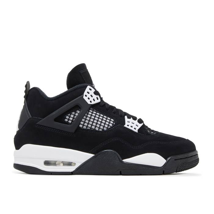 ナイキ エアジョーダン Air Jordan 【 Jordan 4 Retro \u0027White Thunder\u0027 Men Black/White/Black 】 レトロ メンズ 黒いこと 黒いこと 白いこと 白いこと スニーカー-メンズ靴-靴