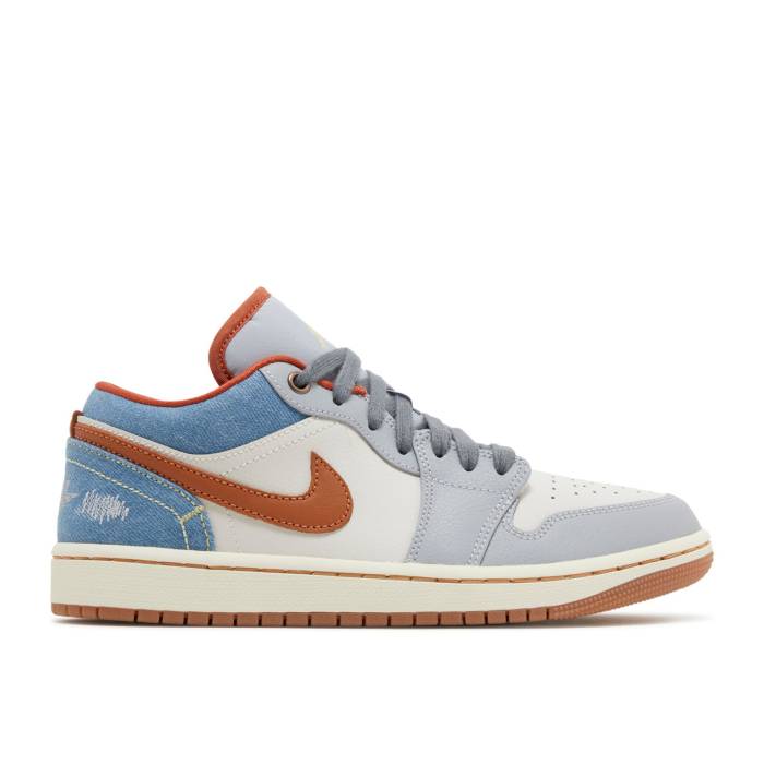 ナイキ エアジョーダン Air Jordan 【 Wmns Jordan 1 Low \u0027Phantom Denim\u0027 Women Phantom/Multi-Color/Coconut Milk 】 レディース