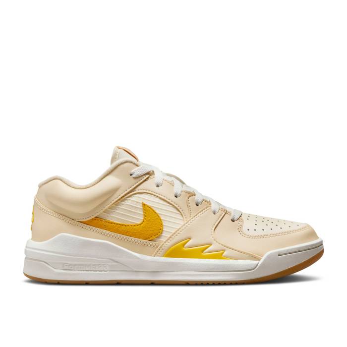 ナイキ エアジョーダン Air Jordan 【 Wmns Jordan Stadium 90 \u0027Sunshine\u0027 Women Light Vanilla/Yellow Brown/Coconut Milk White/Travel Yellow/Safety Orange/Rubber Light Brown 】 闘技場 レディース yellow 黄味がかった・黄色 赤銅色