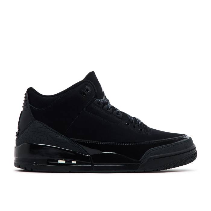 ナイキ エアジョーダン Air Jordan 【 Jordan 3 Retro \u0027Black Cat\u0027 2025 Men Black/Dark Charcoal/Black 】 レトロ メンズ 黒いこと 黒いこと 濃灰色