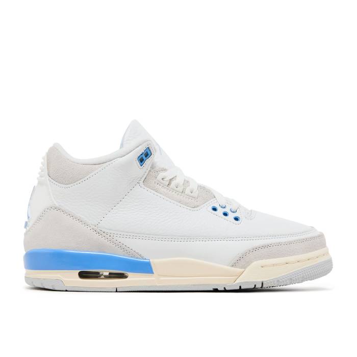 ナイキ エアジョーダン Air Jordan 【 Jordan 3 Retro ガウス \u0027Lucky Shorts\u0027 Youth Summit White/Hydrogen Blue/Legend Blue/Photon Dust/Pure Platinum/Sail 】 レトロ 御坊っちゃん キッズ 白いこと 白いこと 青味 青み Legend 言い伝え