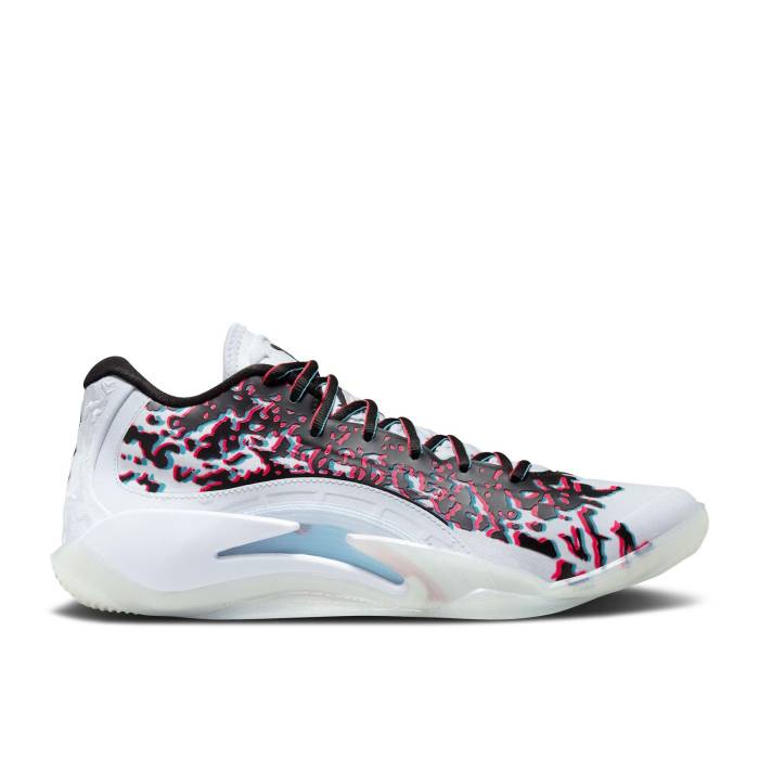 ナイキ エアジョーダン Air Jordan 【 Jordan Zion 3 Nrg Pf \u0027Z-3D\u0027 Men Football Grey/Black/Flash Crimson/Chlorine Blue 】 メンズ 蹴球 薄墨色 薄墨色 黒いこと 黒いこと クリムゾン 青味 青み