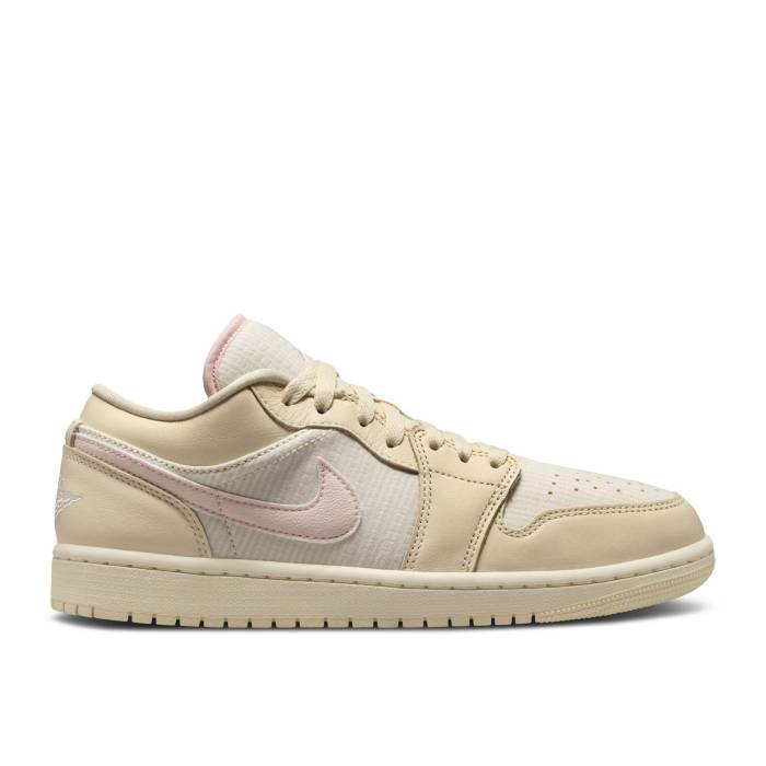 ナイキ エアジョーダン Air Jordan 【 Wmns Jordan 1 Low Se \u0027Muslin Legend Pink\u0027 Women Muslin/Sail/Coconut Milk/Legend Pink 】 Legend 先祖伝承 レディース Legend 先祖伝承 pink サクラ色