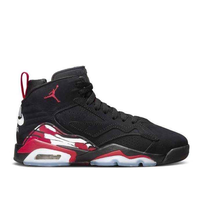 ナイキ エアジョーダン Air Jordan 【 Jordan Mvp ガウス \u0027Bred\u0027 Youth Black/White/University Red 】 御坊っちゃん キッズ 黒いこと 黒いこと 白いこと 白いこと Red 赤・赤いこと