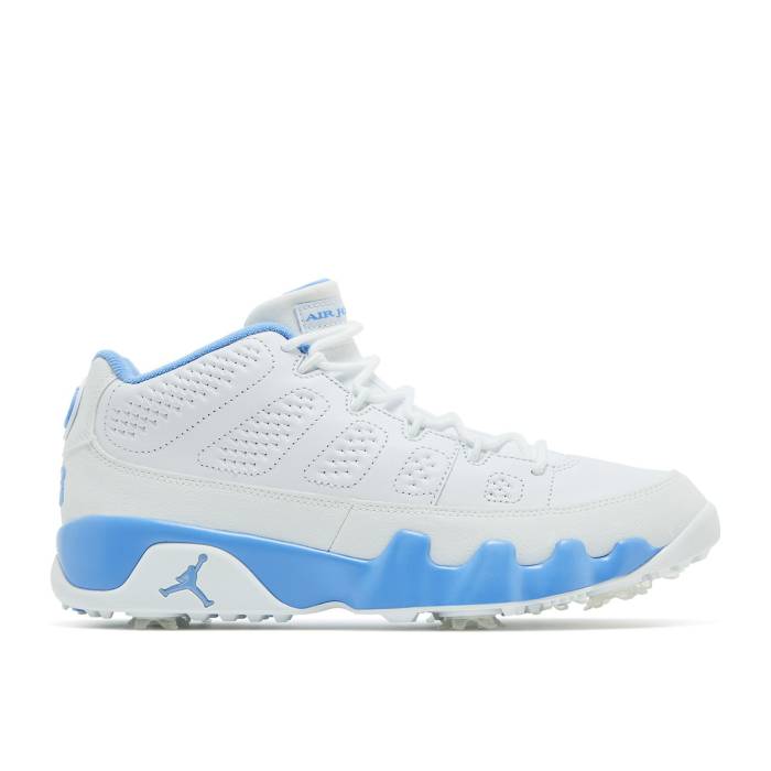 ナイキ エアジョーダン Air Jordan 【 Jordan 9 Low Golf \u0027University Blue\u0027 Men White/University Blue 】 golf ゴルフ メンズ 白いこと 白いこと 青味 青み