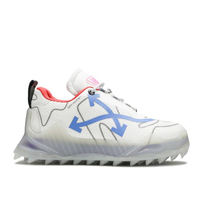 オフホワイト Off-White 【 Odsy-1000 Transparent Sole - Blue Men White/Blue 】 メンズ 白色 ホワイト 青色 ブルー