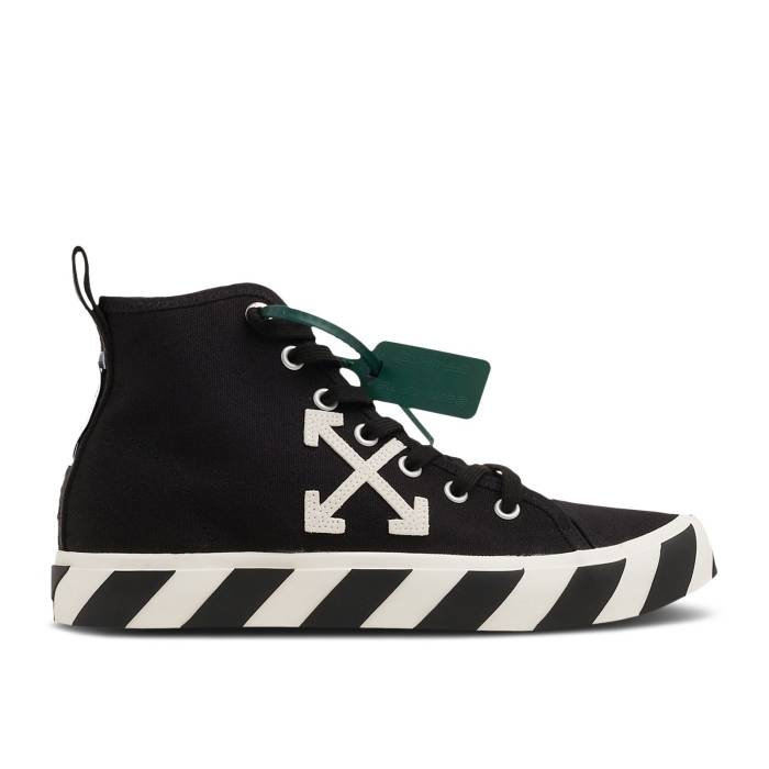 オフホワイト Off-White 【 Vulc Sneaker Mid 'Black White' Men Black/White 】 靴 スニーカー ミッド メンズ 黒色 ブラック 白色 ホワイト