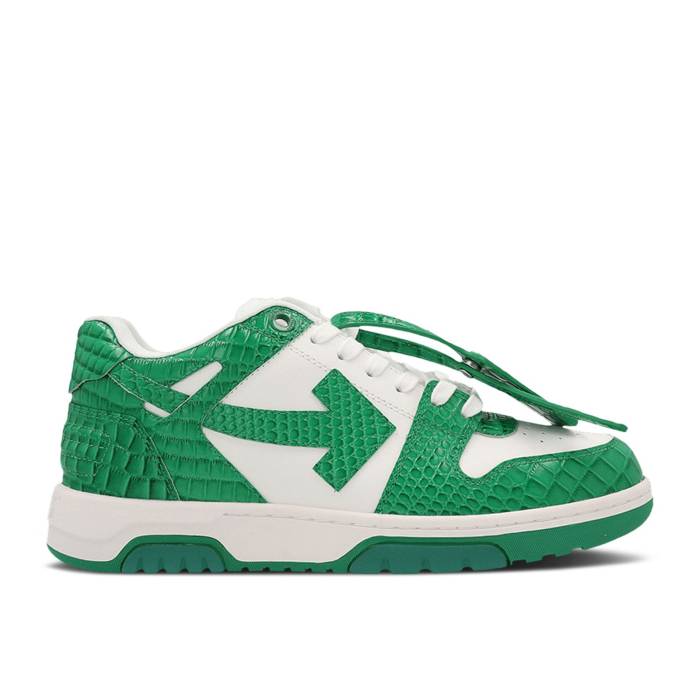 象牙色 Off-White 【 Out Of Office \u0027Croco - Green\u0027 Men Green 】 メンズ green 緑・緑であること