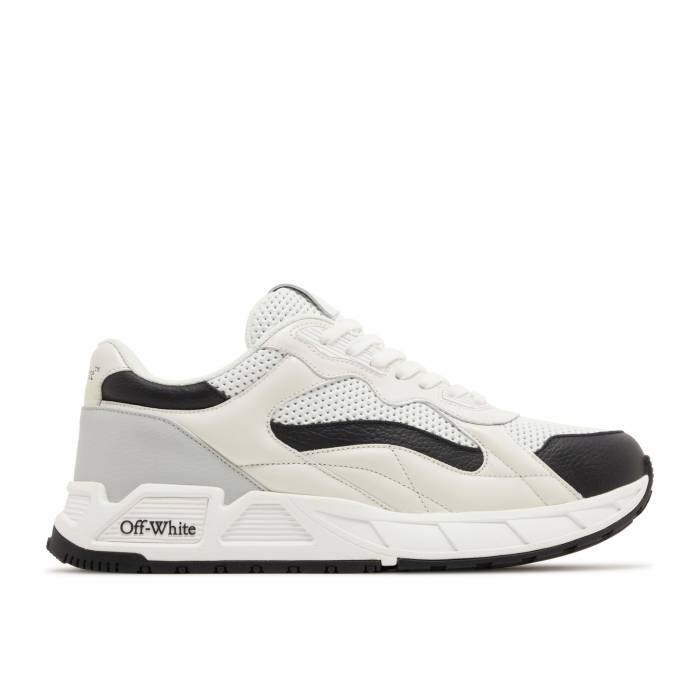象牙色 Off-White 【 Runner B Sneaker \u0027White Black\u0027 Men White/Black 】 靴 スニーカー メンズ 白いこと 白いこと 黒いこと 黒いこと