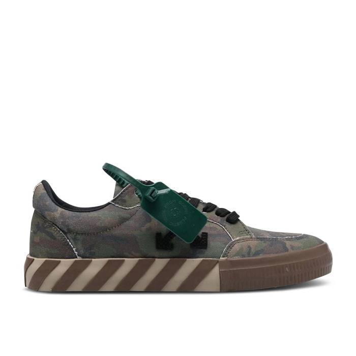 オフホワイト Off-White 【 Vulc Sneaker 'Camo' Men Green/Brown 】 靴 スニーカー メンズ green 緑・グリーン 茶色 ブラウン|スニケス