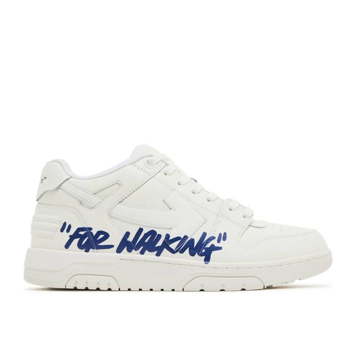 オフホワイト Off-White 【 Out Of Office Low For Walking - White Blue White Sole Men White/Blue 】 白色 ホワイト 青色 ブルー メンズ 白色 ホワイト 青色 ブルー