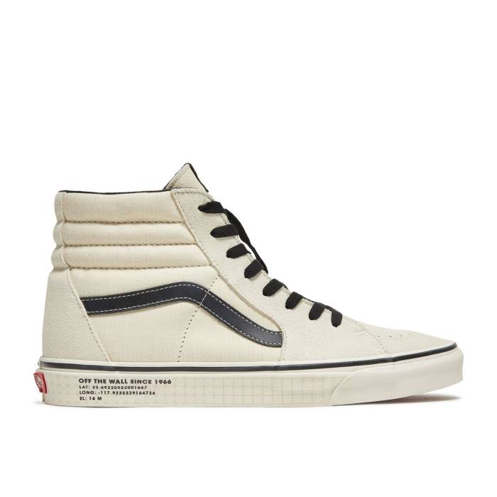 ヴァンズ Vans 【 Sk8-Hi \u002766 Supply - Antique White\u0027 Men Antique White/Black 】 滑るご機嫌 supply 提供 メンズ 白いこと 白いこと 黒いこと 黒いこと