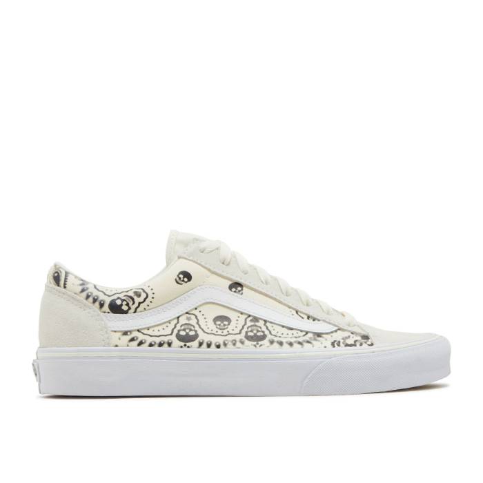 ヴァンズ Vans 【 Style 36 Bandana Men Classic White/Black 】 メンズ クラシック 白色 ホワイト 黒色 ブラック