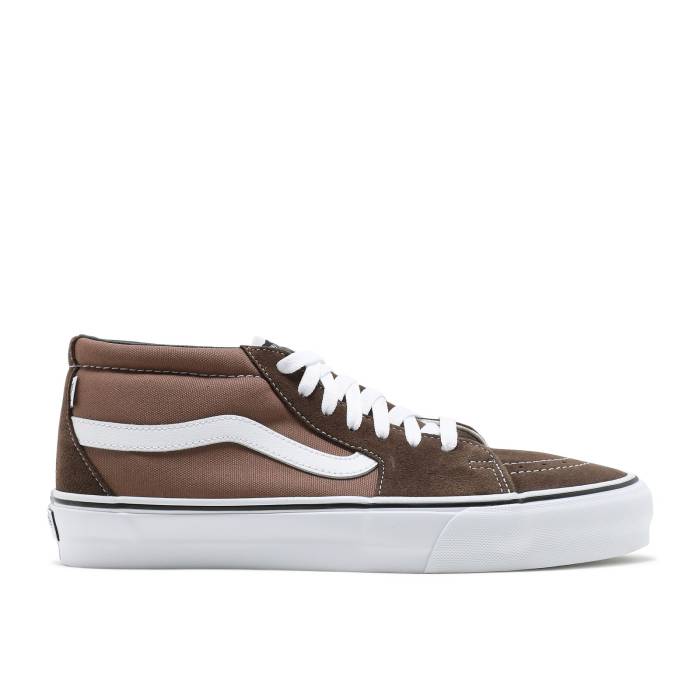 ヴァンズ Vans 【 Jjjjound X Sk8-Mid Vlt Lx 'Brown' Men Brown 】 メンズ 茶色 ブラウン