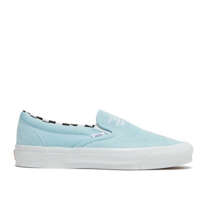 ヴァンズ Vans 【 Ray Barbee X Leica X Og Classic Slip-On Lx \u0027Capturing The Journey\u0027 Men Light Blue 】 古典派音楽 slip-on スリッポン メンズ 青味 青み