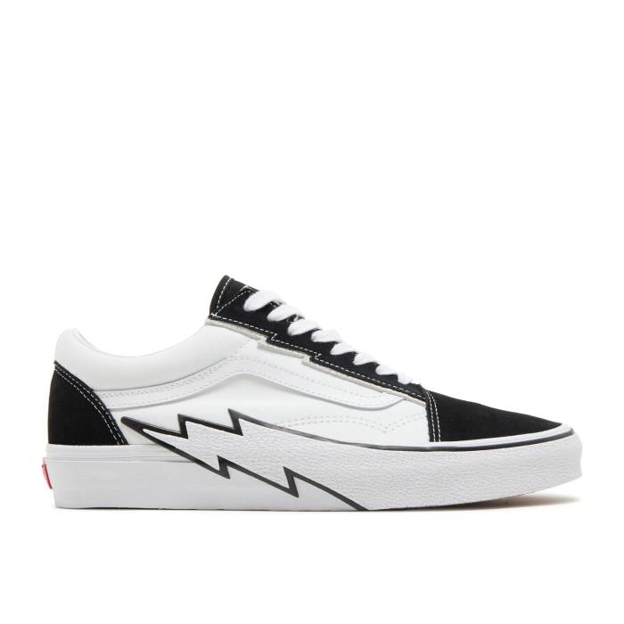ヴァンズ Vans 【 Old Skool \u0027Bolt - Black\u0027 Men Black/True White 】 メンズ 黒いこと 黒いこと 白いこと 白いこと
