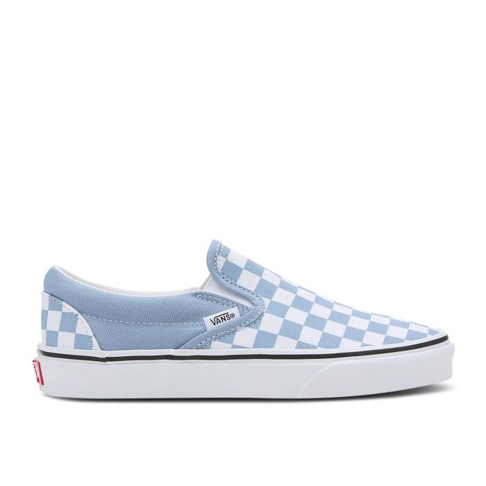 ヴァンズ Vans 【 Classic Slip-On Color Theory Checkerboard - Dusty Blue Men Dusty Blue 】 クラシック slip-on スリッポン メンズ 青色 ブルー