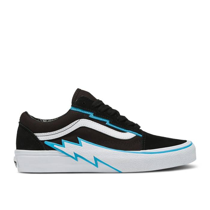 ヴァンズ Vans 【 Old Skool \u0027Bolt - Pop Black Blue\u0027 Men Pop Black/Blue 】 黒いこと 黒いこと メンズ 黒いこと 黒いこと 青み 青色