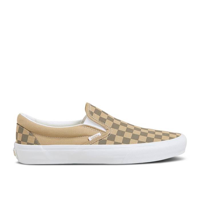 ヴァンズ Vans 【 Classic Slip-On \u0027Block Brown\u0027 Men Block Brown 】 古典派音楽 slip-on スリッポン メンズ 赤銅色 赤銅色