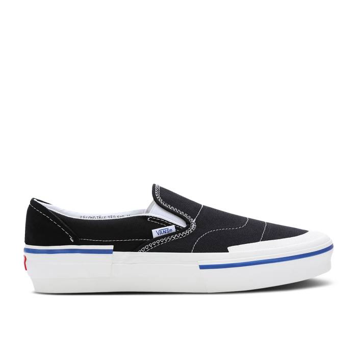 ヴァンズ Vans 【 Slip-On Reconstruct \u0027Black\u0027 Men Black 】 slip-on スリッポン メンズ 黒いこと 黒いこと