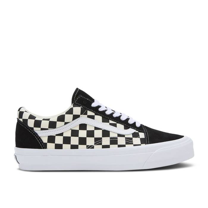 ヴァンズ Vans 【 Old Skool 36 Lx Checkerboard - Black Men Black/White 】 メンズ 黒色 ブラック 白色 ホワイト