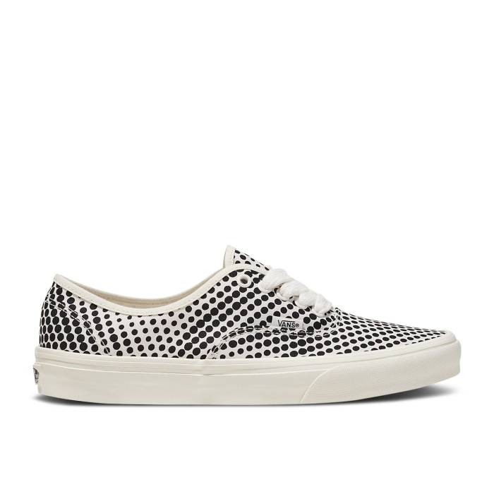 ヴァンズ Vans 【 Authentic 'Polka Dot Pop Art' Men Halftone Black/White 】 オーセンティック メンズ 黒色 ブラック 白色 ホワイト|スニケス
