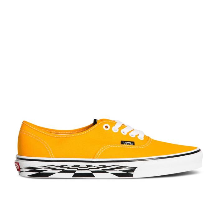 ヴァンズ Vans 【 Authentic \u0027Graphic Check - Radiant Yellow\u0027 Men Radiant Yellow 】 オーセンティック メンズ yellow 黄味がかった・黄色