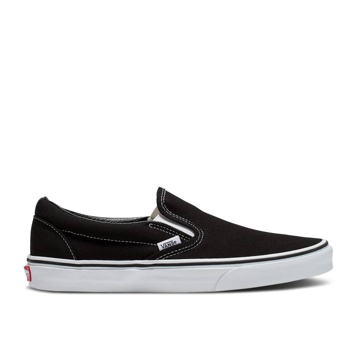 ヴァンズ Vans 【 Classic Slip-On Wide 'Black' Men Black 】 クラシック slip-on スリッポン メンズ 黒色 ブラック