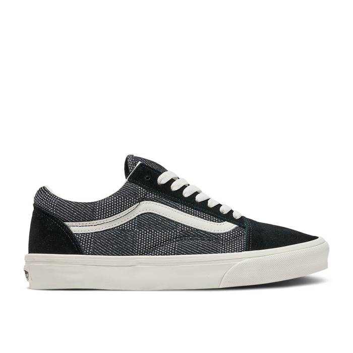 ヴァンズ Vans 【 Old Skool 'Checkerboard Denim - Black' Men Denim Check Black 】 デニム メンズ デニム 黒色 ブラック