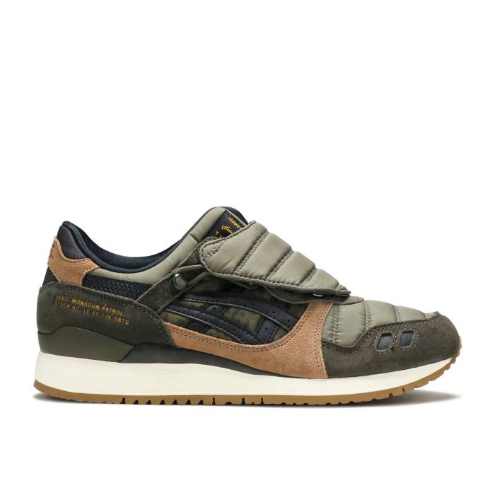 アシックス Asics 【 Limited Edt X Sbtg X Gel Lyte 3 \u0027Monsoon Patrol\u0027 Men Aloe/Black 】 メンズ 黒いこと 黒いこと