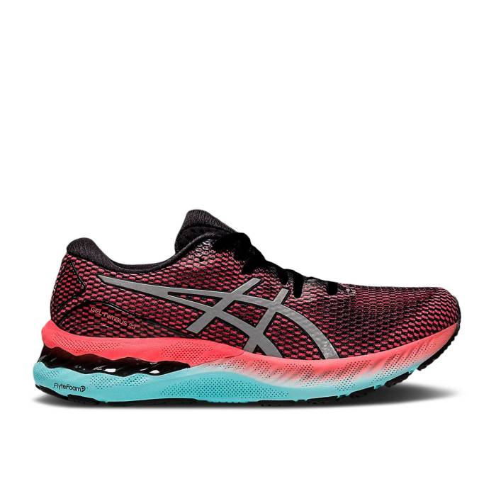 アシックス Asics 【 Wmns Gel Nimbus 23 Lite-Show 'Coral Aqua' Women Black/Pure Silver 】 レディース 黒色 ブラック ピュア Silver 銀色・シルバー|スニケス